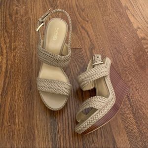 Michael Kors Beige Wedges